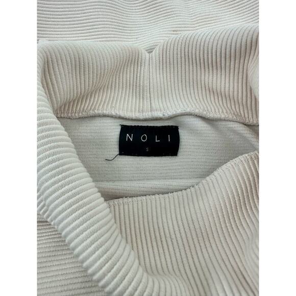 Noli Yoga Noto Ribbed pullover Sweatshirt Size S cream/blush - Picture 8 of 11